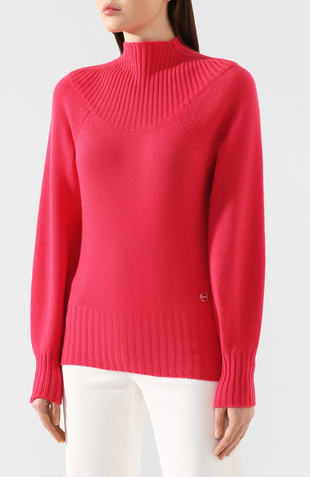 Кашемировый свитер EMILIO PUCCI розового цвета по цене 99500 руб., арт. 0EKM10/0E981, фото 3 Кашемировый свитер EMILIO PUCCI, арт. 0EKM10/0E981, фото 3