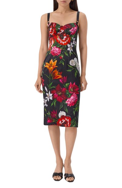 Атласное платье DOLCE & GABBANA, арт. F6TZYT/FSIB2, фото 3