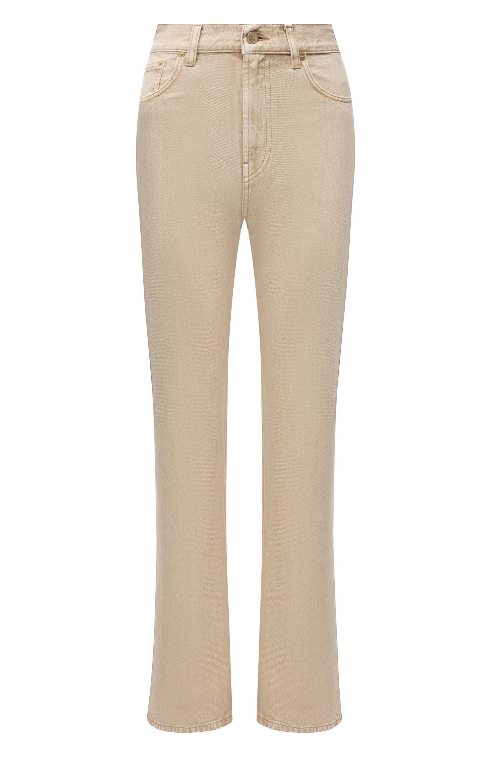 Джинсы JACQUEMUS бежевого цвета по цене 34350 руб., арт. 211DE01/124810, фото 1 Джинсы JACQUEMUS, арт. 211DE01/124810, фото 1