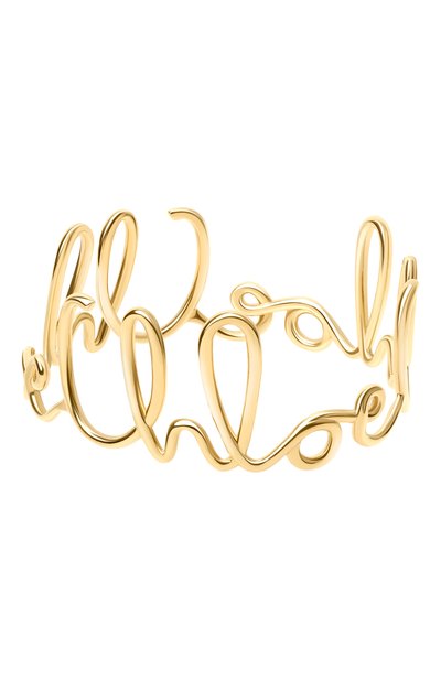 Комплект из двух браслетов CHLOÉ золотого цвета по цене 66200 руб., арт. CHC24WFB36/CB7, фото 3 Комплект из двух браслетов CHLOÉ, арт. CHC24WFB36/CB7, фото 3