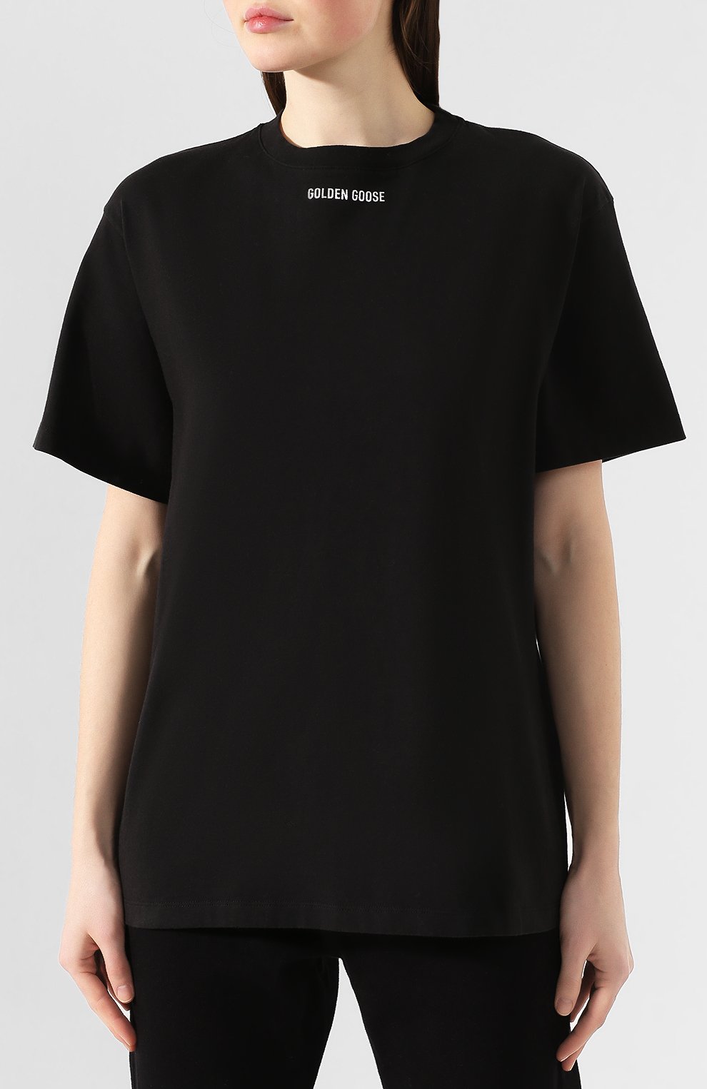 Хлопковая футболка GOLDEN GOOSE DELUXE BRAND, арт. G36WP024.C2, фото 3
