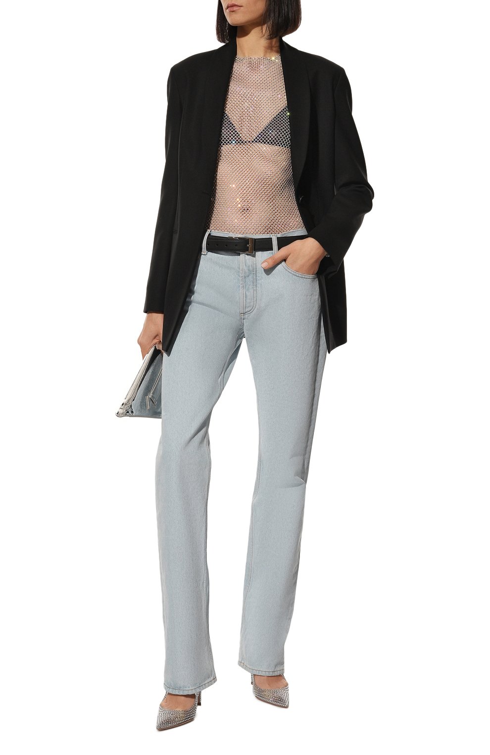 Топ с отделкой стразами ALINE, арт. AL091001, фото 2