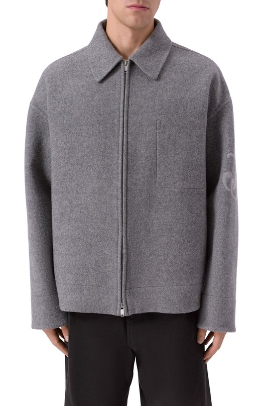 Шерстяная куртка Jil Sander J47BN0170-J40020 Серый  J47BN0170-J40020 Фото 3