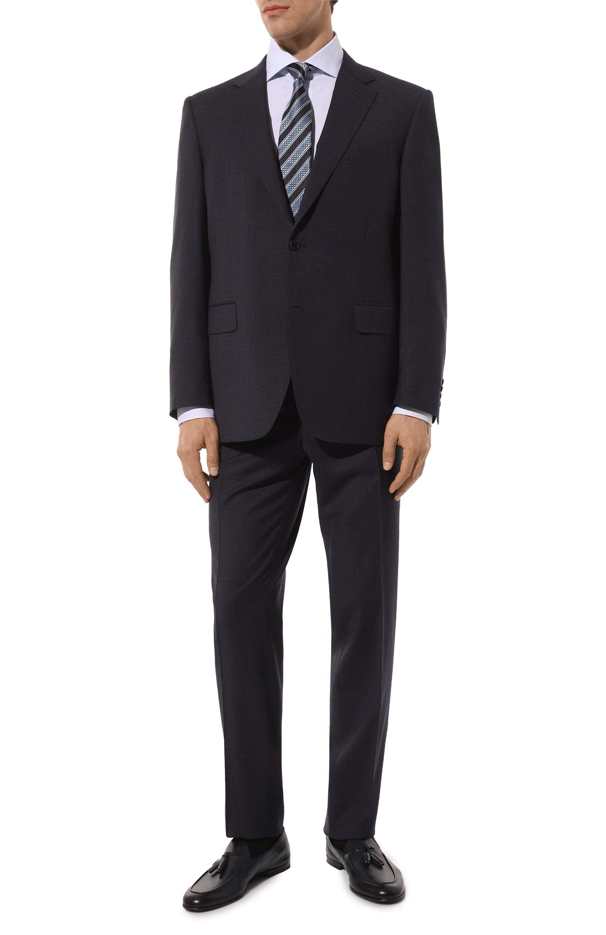 Хлопковая сорочка ZEGNA, арт. 701035A7/9MS0BA, фото 2