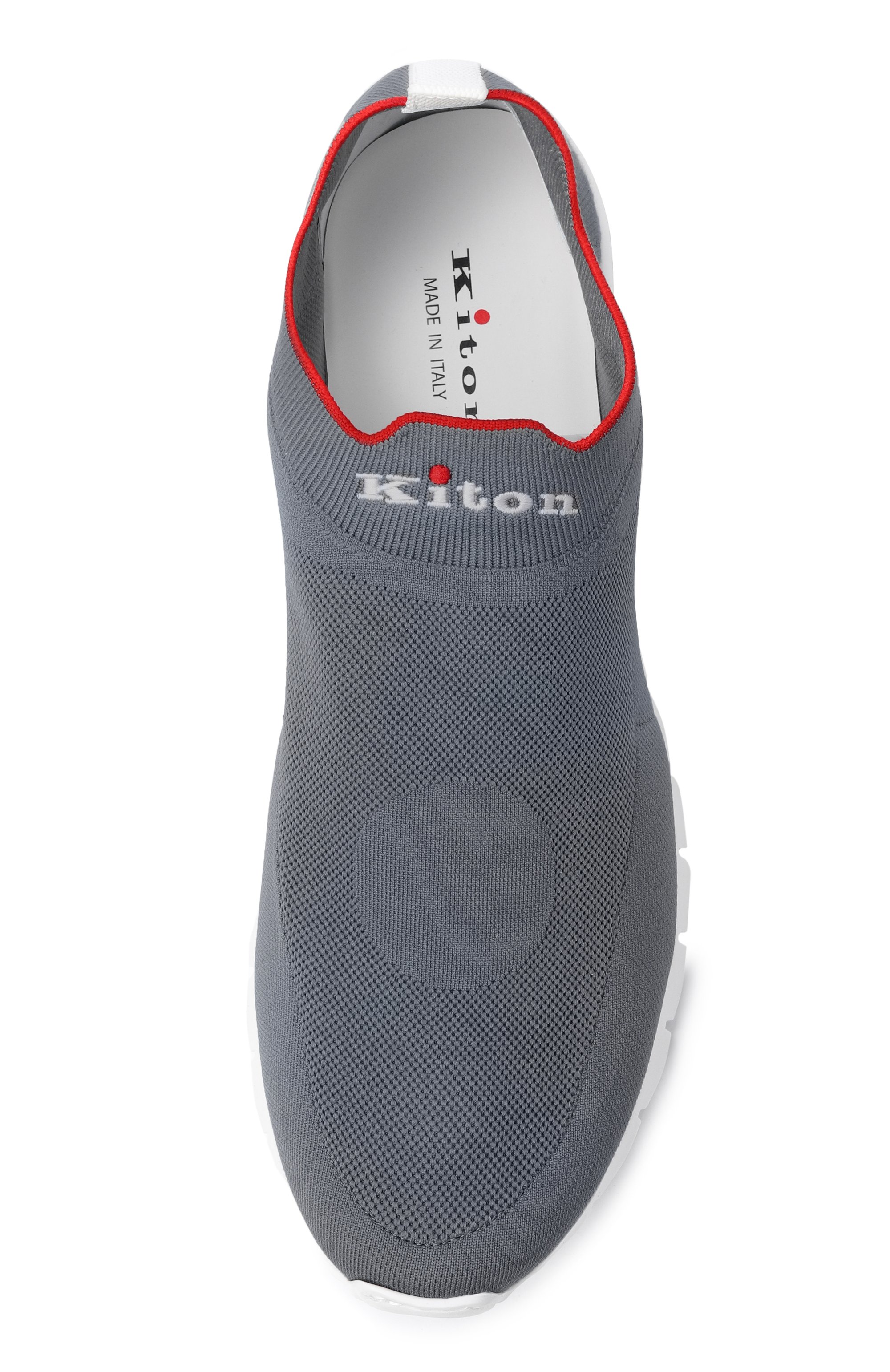 Текстильные кроссовки KITON, арт. USSA089N01045, фото 5