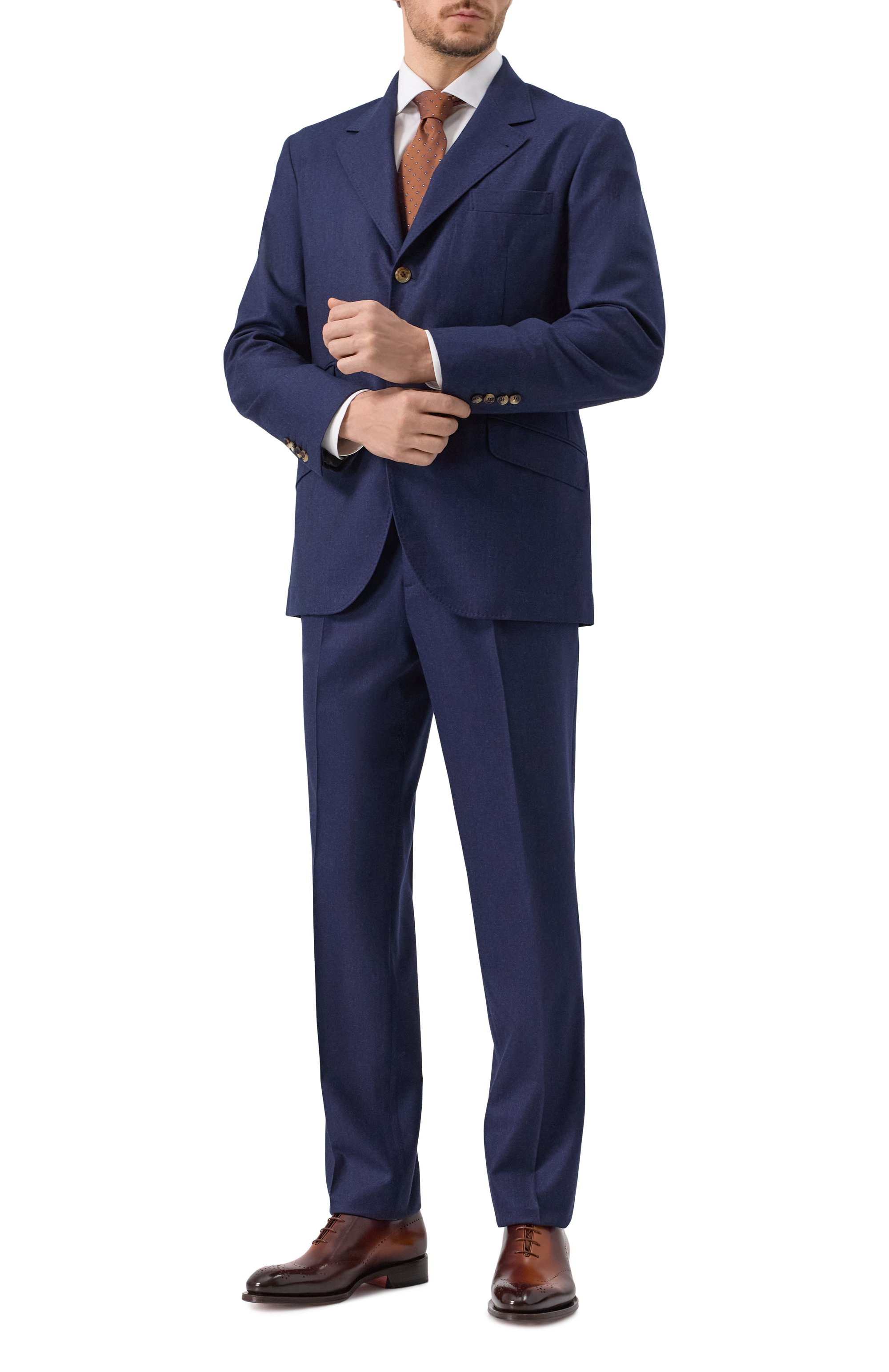 Кожаные оксфорды carter SANTONI коричневого цвета по цене 137500 руб., арт. MCCG18542MC8HFUL, фото 2 Кожаные оксфорды carter SANTONI, арт. MCCG18542MC8HFUL, фото 2