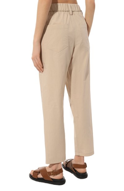 Хлопковые брюки BRUNELLO CUCINELLI, арт. M0H93B1021, фото 4