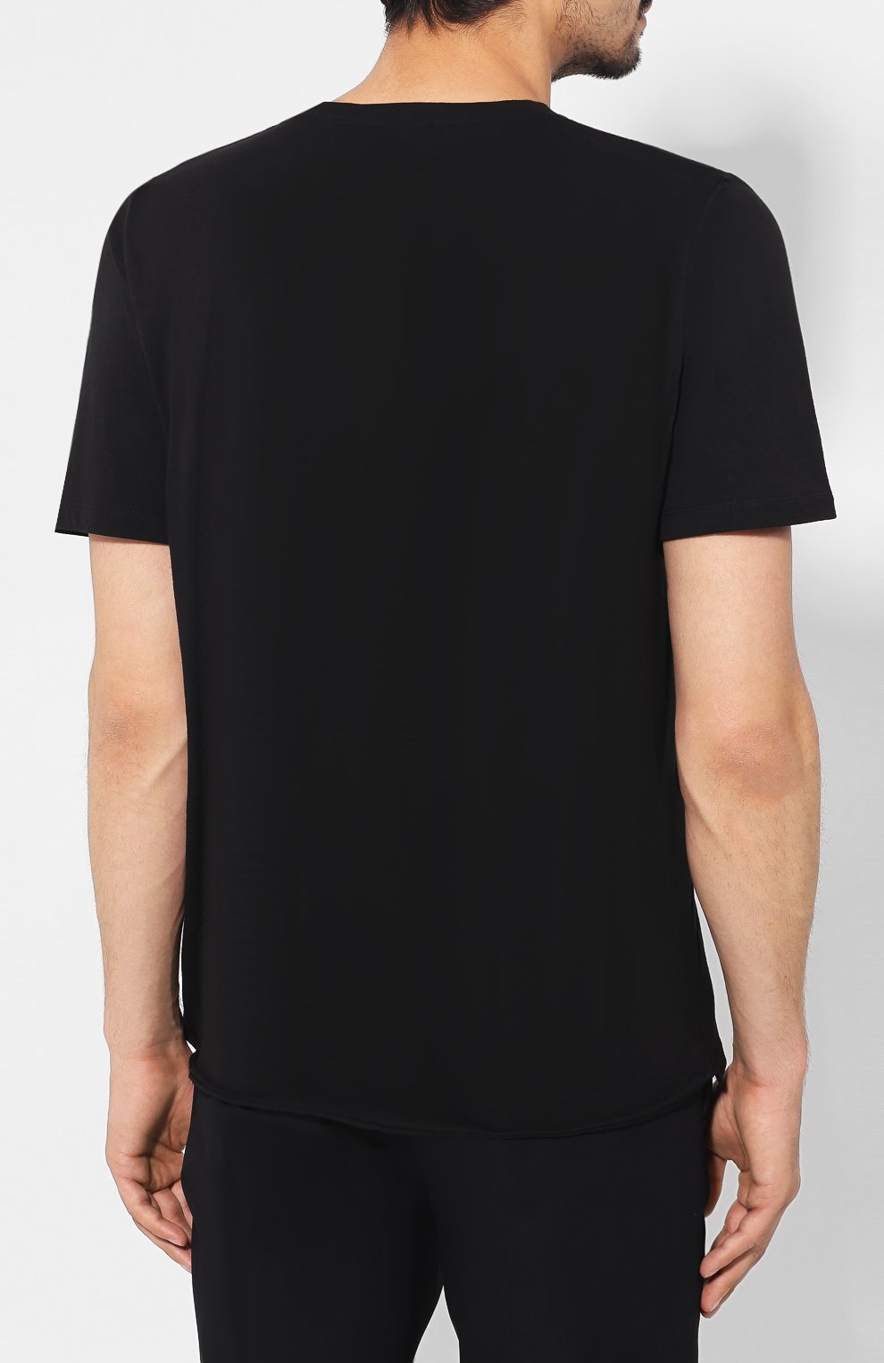 Хлопковая футболка SAINT LAURENT, арт. 577087/YBJF2, фото 4