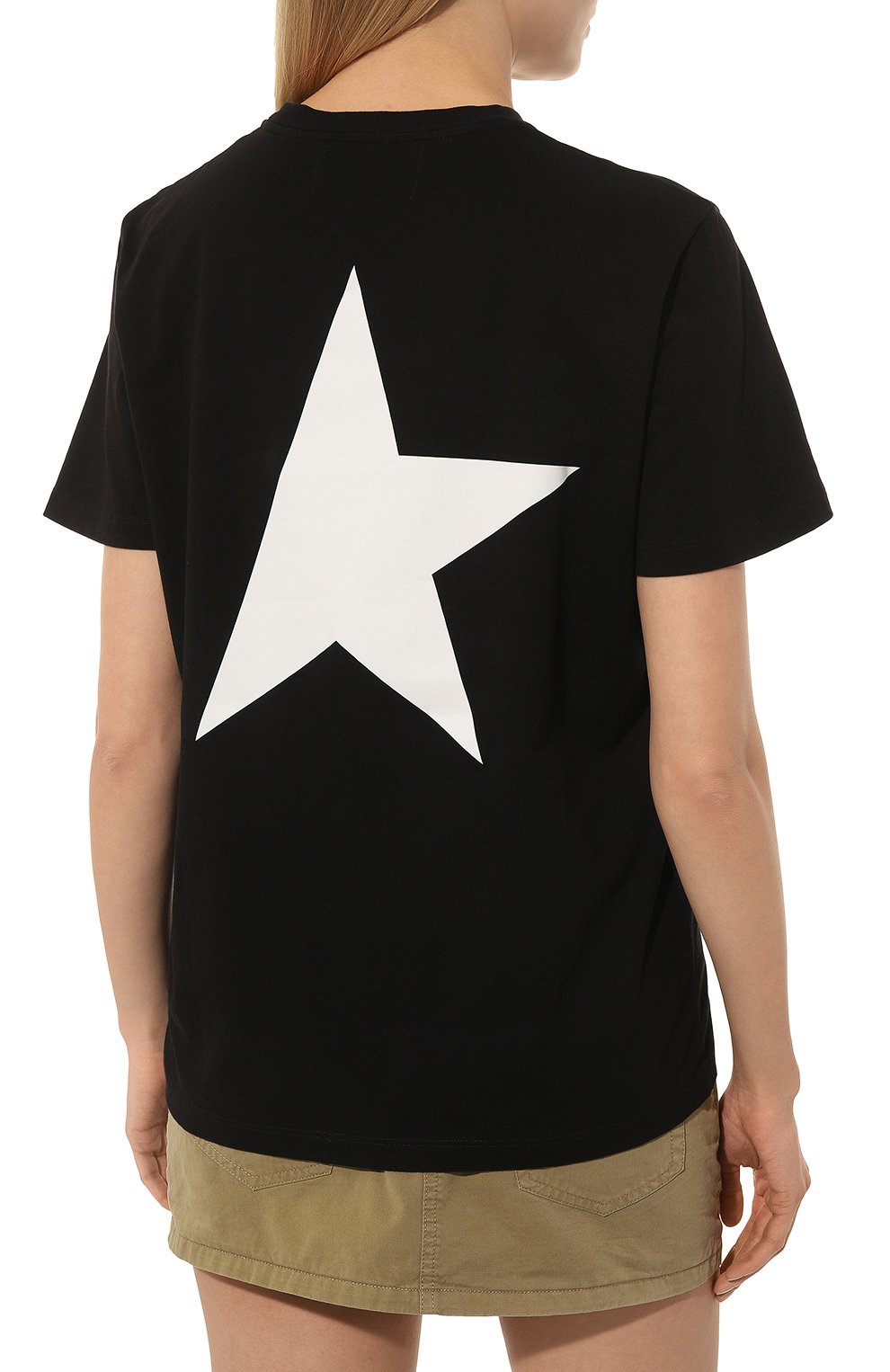 Хлопковая футболка GOLDEN GOOSE DELUXE BRAND, арт. GWP01220.P000879, фото 4