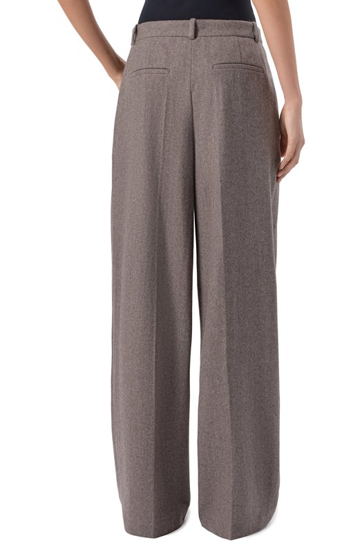 Брюки из шерсти и кашемира 12 STOREEZ 134331 Бежевый  134331 Фото 4