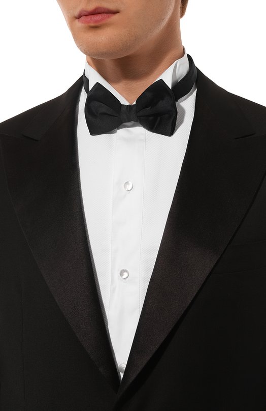Шелковый галстук-бабочка Corneliani 94U308-9420301 Синий  94U308-9420301 Фото 2