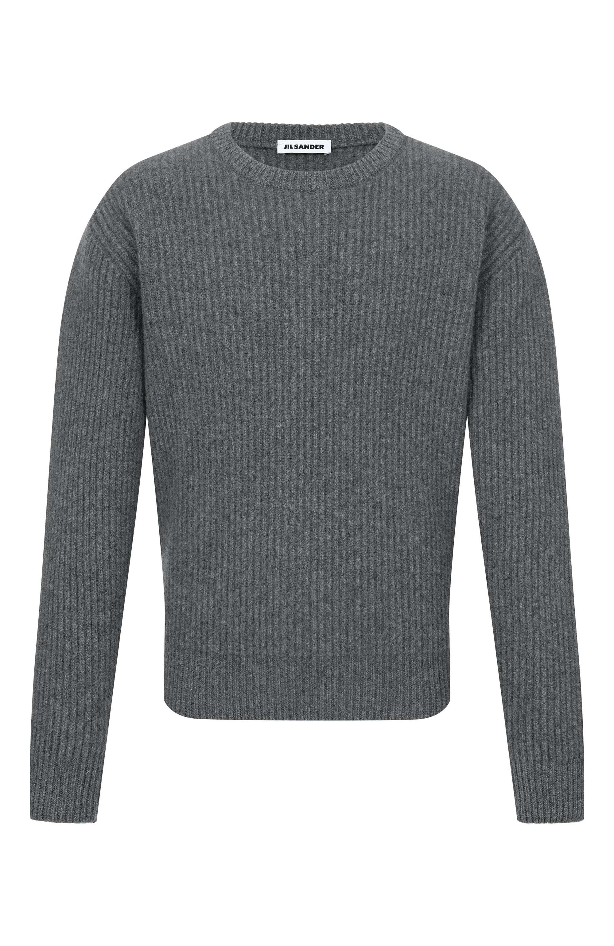 Шерстяной свитер JIL SANDER серого цвета по цене 164500 руб., арт. J22GP0305/J14848, фото 1 Шерстяной свитер JIL SANDER, арт. J22GP0305/J14848, фото 1