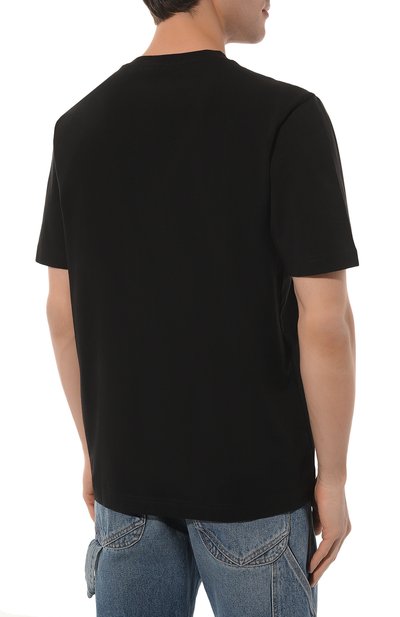 Хлопковая футболка BOSS ORANGE, арт. 50473278, фото 4