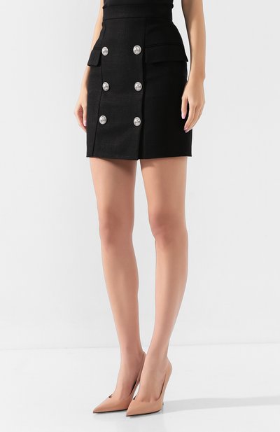 Юбка из вискозы BALMAIN, арт. SF24082/V051, фото 3