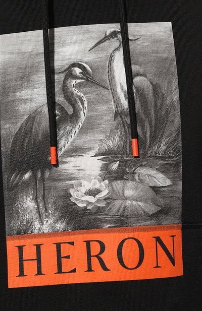 Хлопковое худи HERON PRESTON, арт. HMBB017C99JER004, фото 5