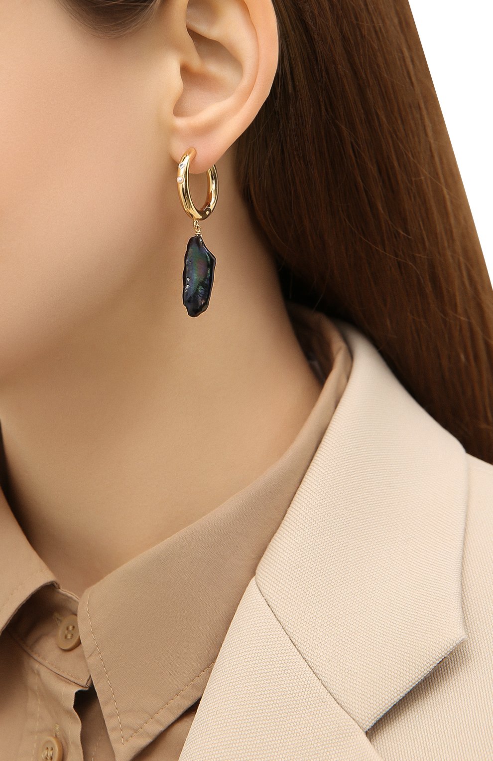 Серьги diamonds and pearls ANNI LU, арт. 192-30-34, фото 2