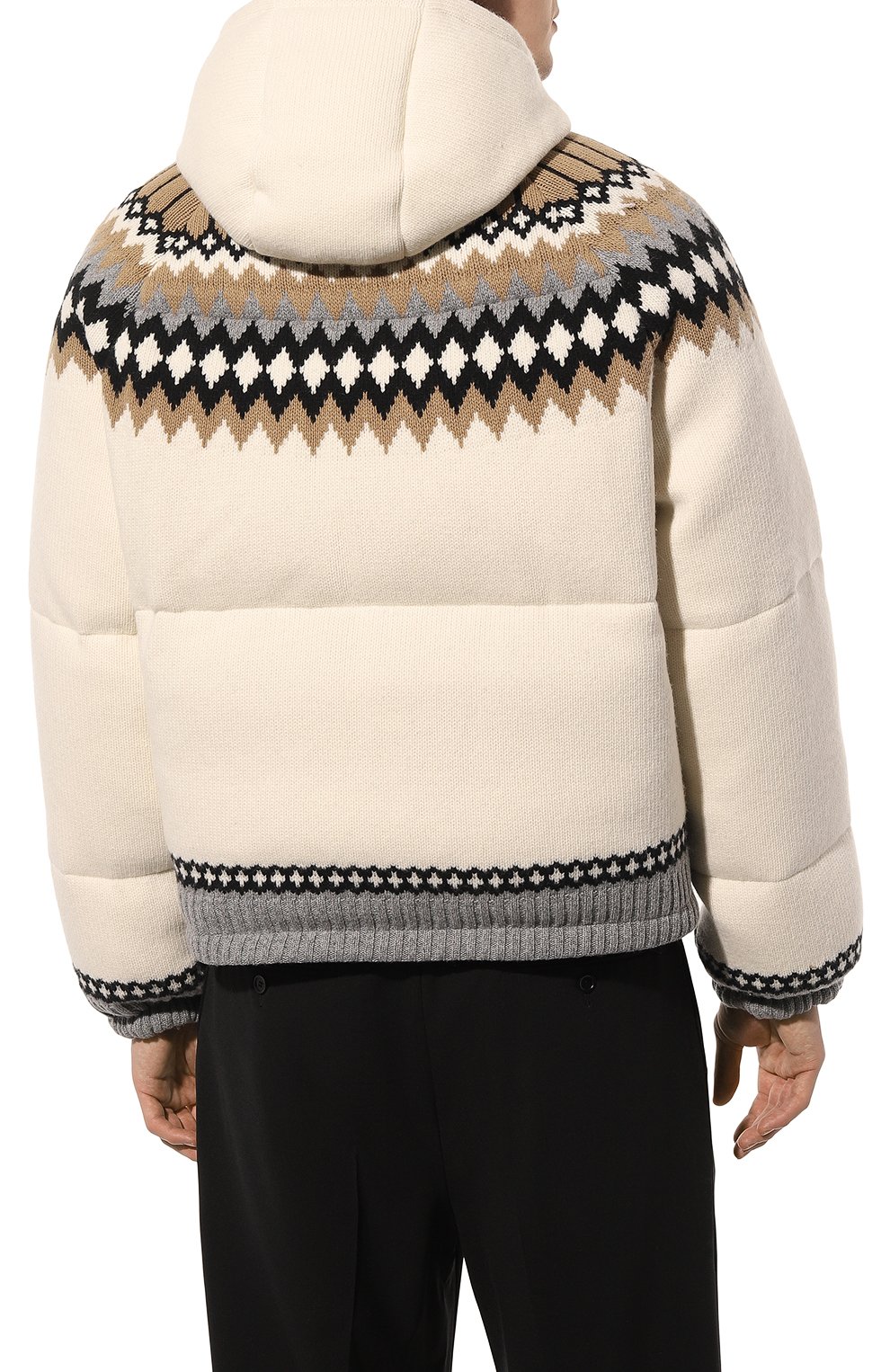 Пуховик из шерсти и кашемира PRADA, арт. SGC018-10O8-F0040-212, фото 4