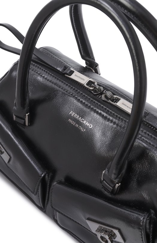 Сумка Multipocket Bowling small Ferragamo 21A228/786980 Чёрный  21A228/786980 Фото 3