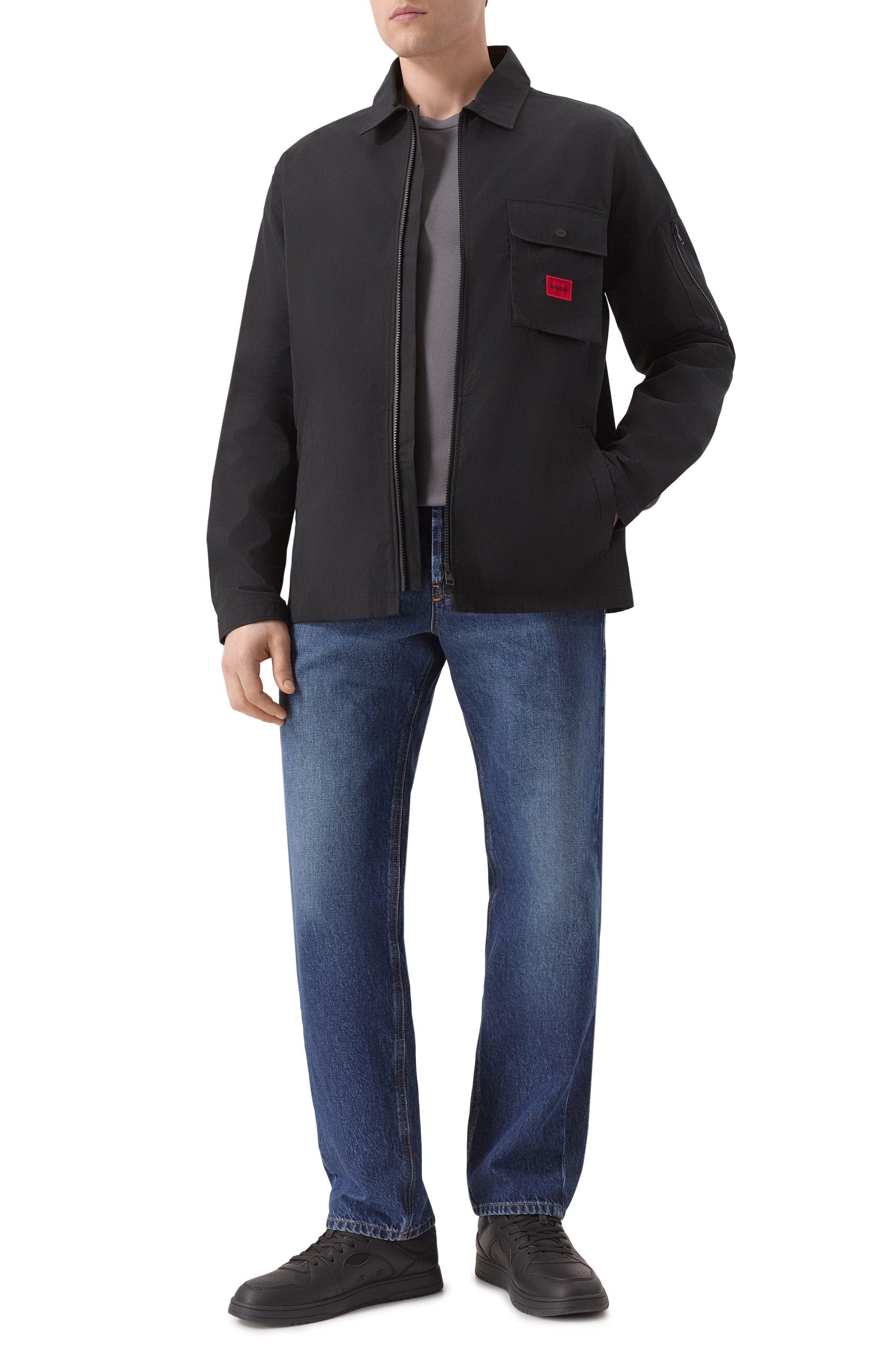 Хлопковая куртка-рубашка HUGO, арт. 50482701, фото 2