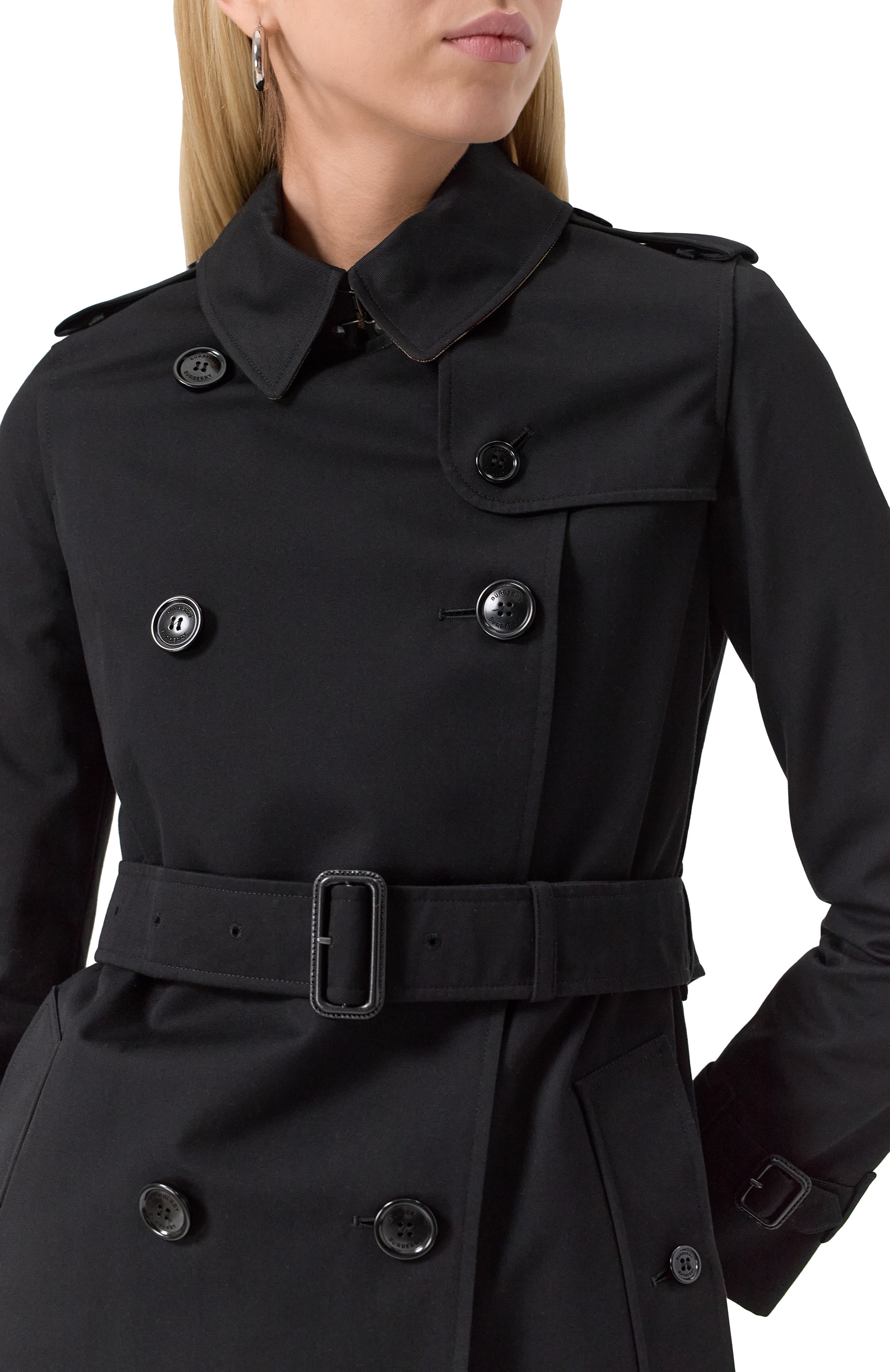 Хлопковый тренч BURBERRY, арт. 8079415, фото 5