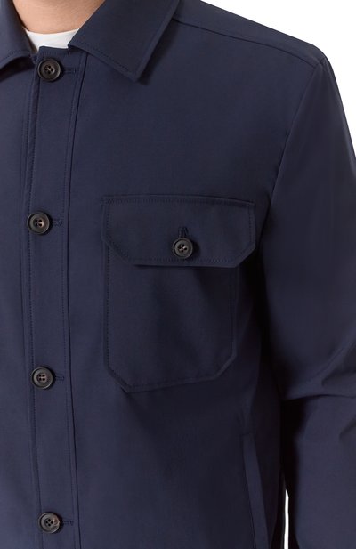 Шерстяная куртка-рубашка CORNELIANI, арт. 25LI23-2518523, фото 5