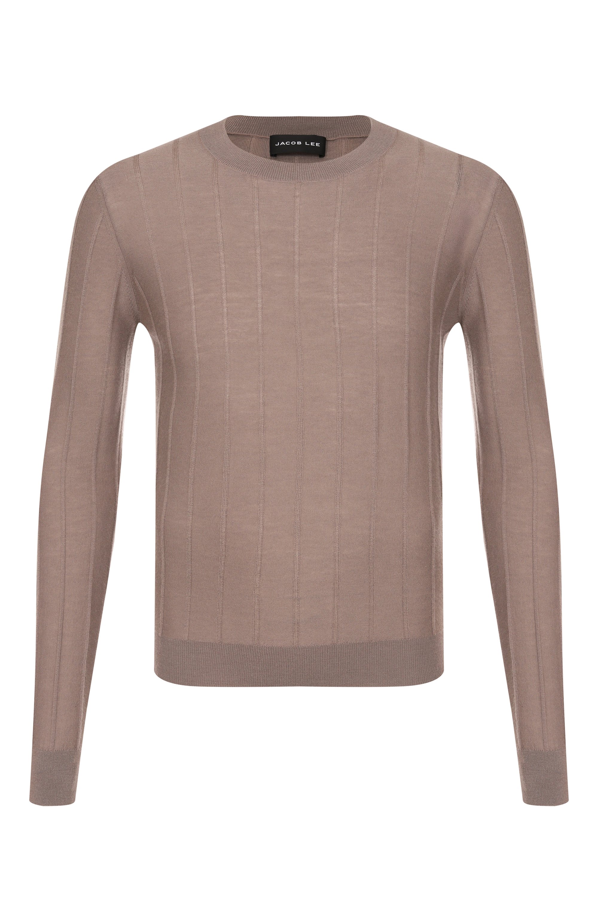 Кашемировый джемпер JACOB LEE бежевого цвета по цене 61450 руб., арт. MKT038SS25TR, фото 1 Кашемировый джемпер JACOB LEE, арт. MKT038SS25TR, фото 1
