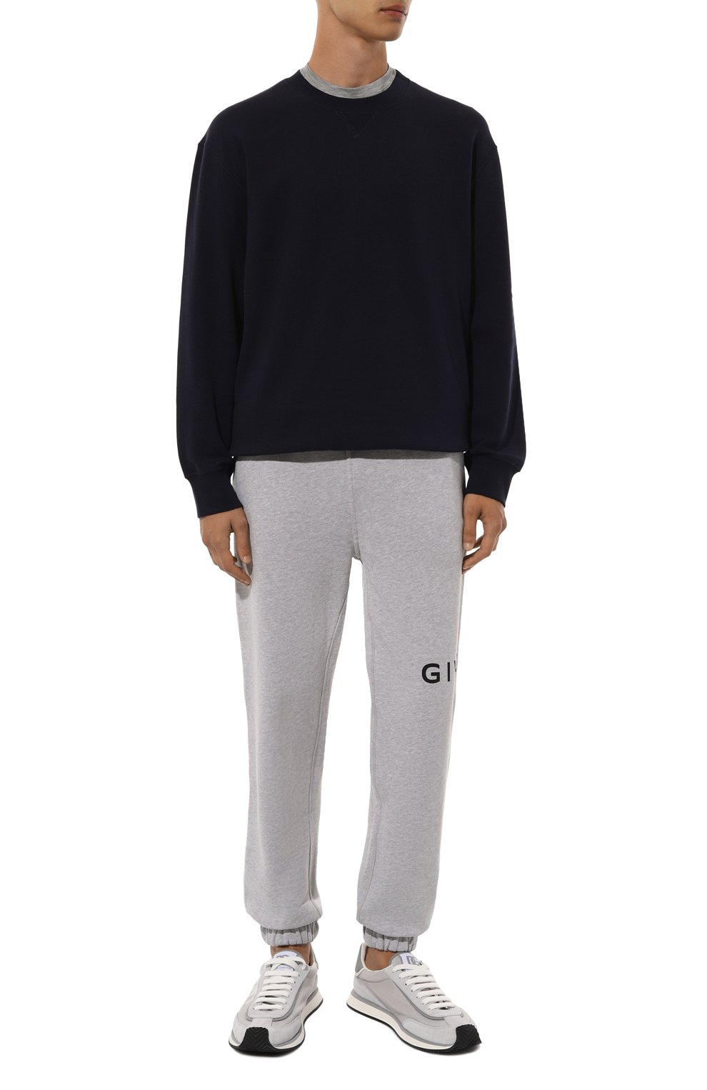 Хлопковые джоггеры GIVENCHY, арт. BM514M3YAC, фото 2