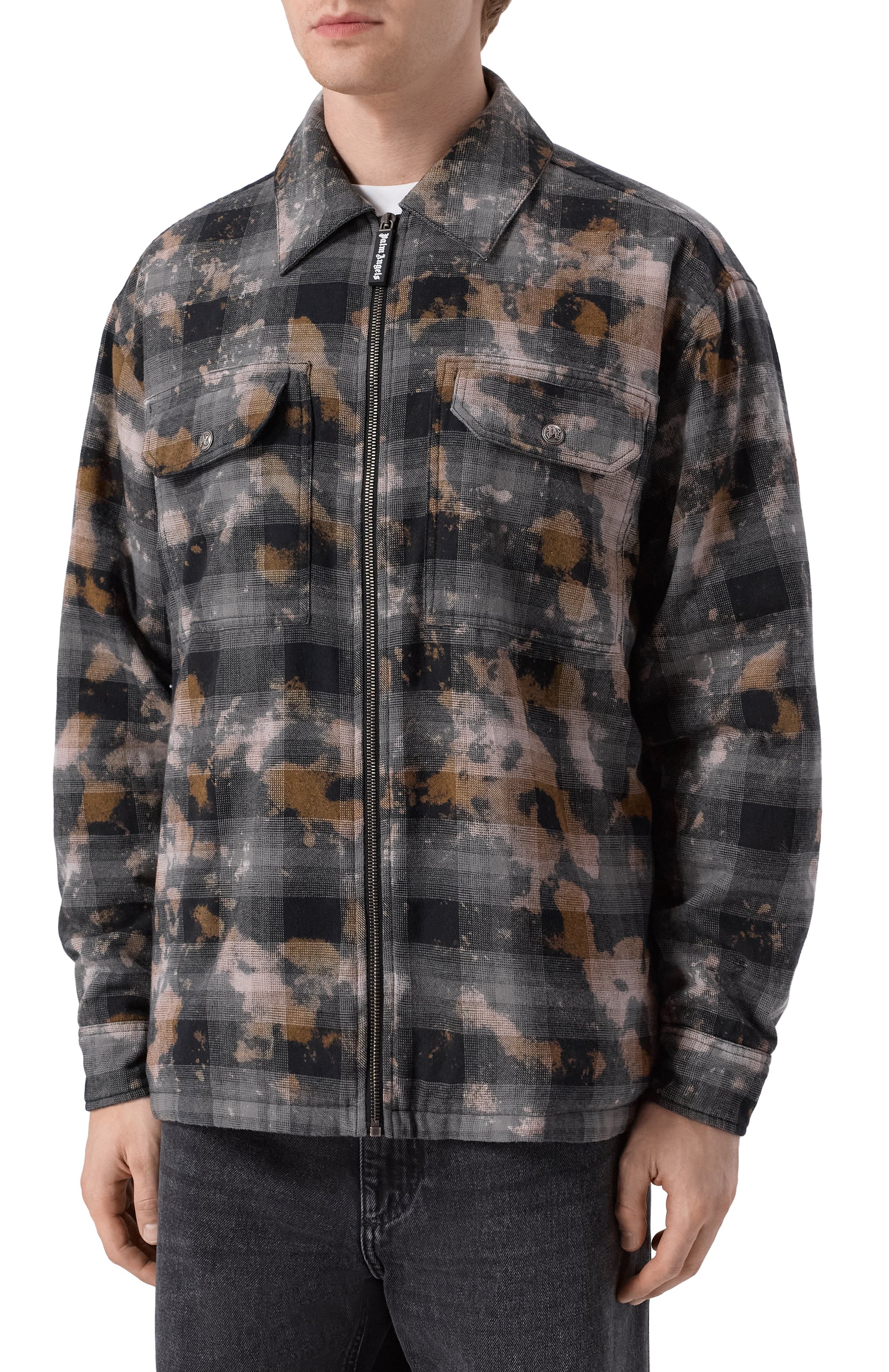 Куртка-рубашка PALM ANGELS, арт. PMES049F25FAB001, фото 3