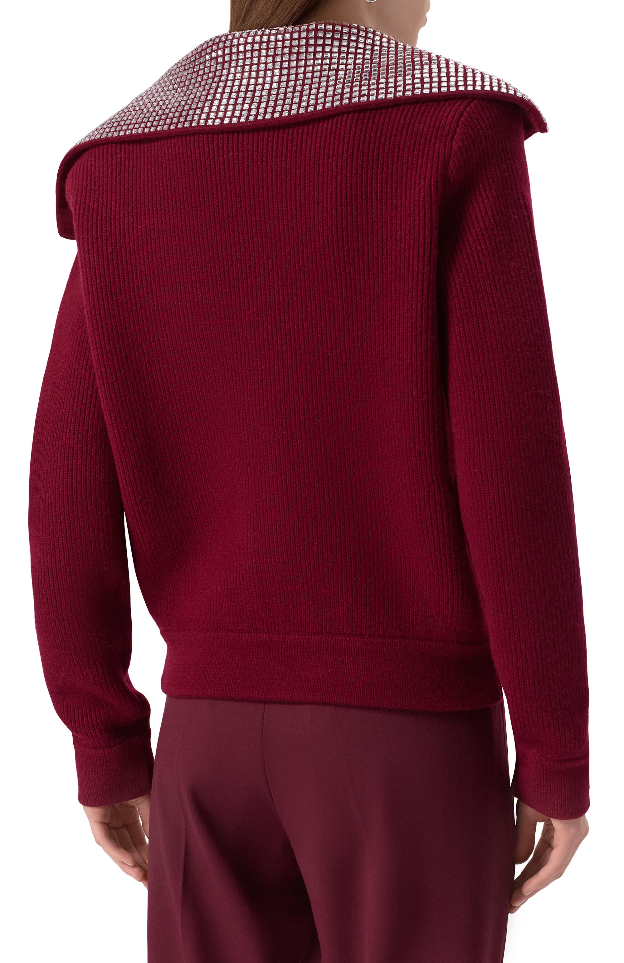 Кардиган с отделкой стразами SELF-PORTRAIT, арт. RS25117J, фото 4