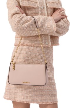 Женская сумка empire medium MICHAEL MICHAEL KORS светло-розового цвета, арт. 32H3G8EW6L | Фото 2 (Материал: Натуральная кожа; Размер: medium)