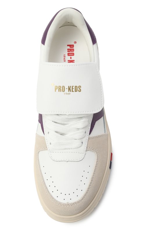 Кожаные кеды Field King Pro-Keds 1949 FIELD KING/LEATHER & SUEDE Белый  FIELD KING/LEATHER & SUEDE Фото 6