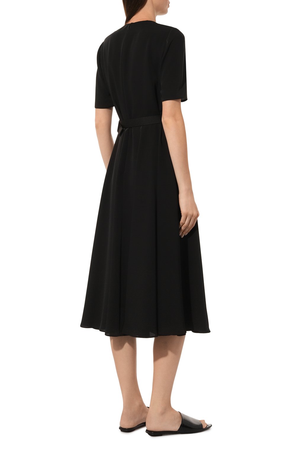 Платье PRADA черного цвета по цене 335000 руб., арт. P3D13H-1WHI-F0002-211, фото 4 Платье PRADA, арт. P3D13H-1WHI-F0002-211, фото 4