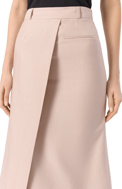 Льняная юбка LORENA ANTONIAZZI, арт. E2531G027A/4903, фото 5