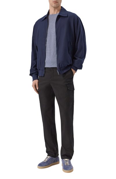 Футболка изо льна и хлопка BRUNELLO CUCINELLI, арт. M2L00340, фото 2