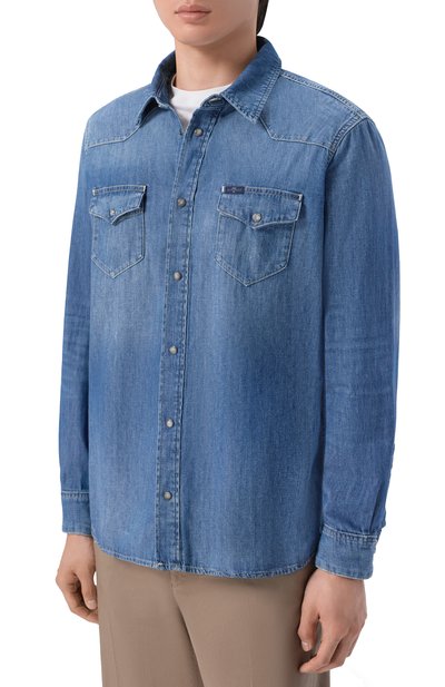 Джинсовая рубашка 7 FOR ALL MANKIND, арт. 7T840G51-29W, фото 3
