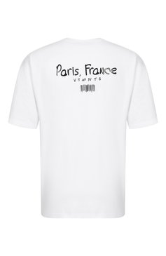 Хлопковая футболка VTMNTS, арт. VL18TR700W, фото 2