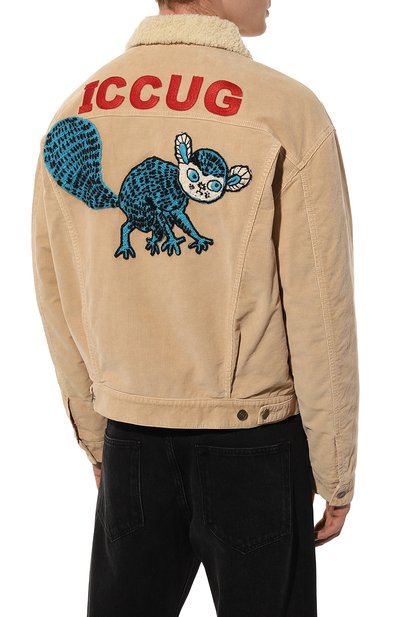 Вельветовая куртка gucci x freya hartas GUCCI, арт. 662158 XDBPR, фото 4