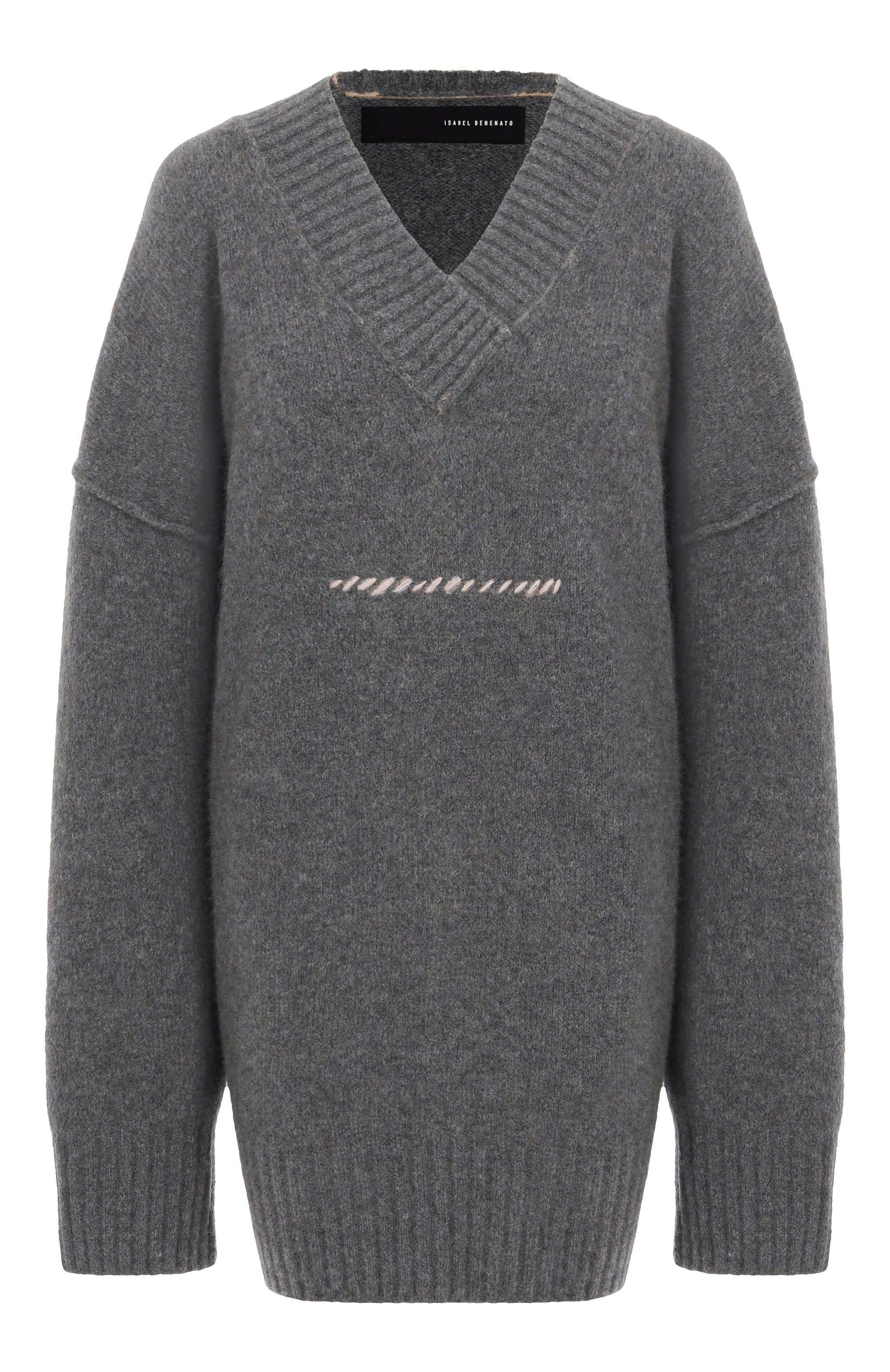 Шерстяной пуловер ISABEL BENENATO, арт. UK03F25, фото 1