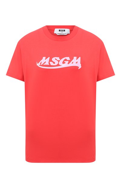 Женская хлопковая футболка MSGM, арт. 3041MDM173 217298