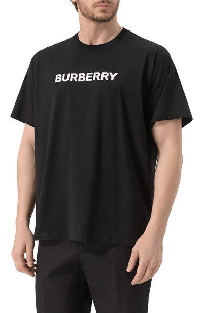 Хлопковая футболка BURBERRY, арт. 8084233, фото 3