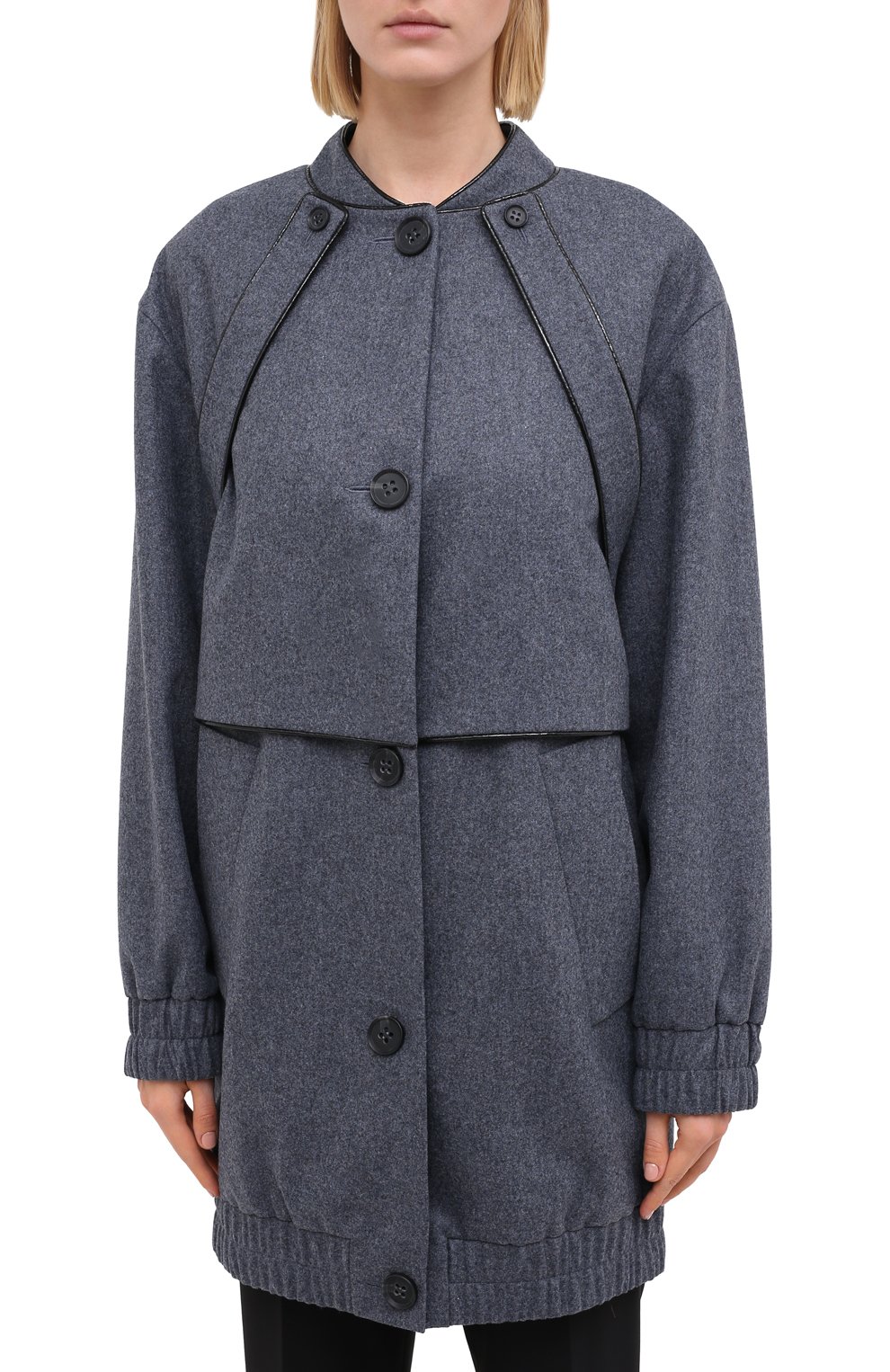 Куртка JM STUDIO серого цвета по цене 36460 руб., арт. FW202109, фото 3 Куртка JM STUDIO, арт. FW202109, фото 3
