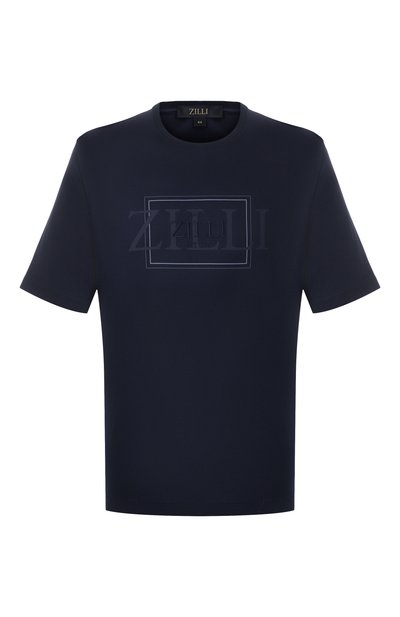 Мужская хлопковая футболка ZILLI, арт. TSR02AM0100VDBZ00