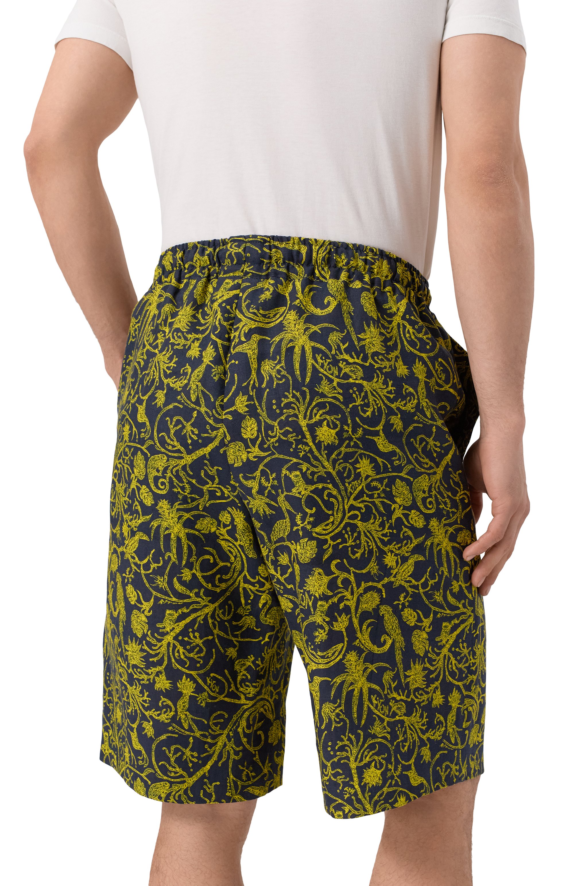 Льняные шорты KITON, арт. UPN005H0930401, фото 4