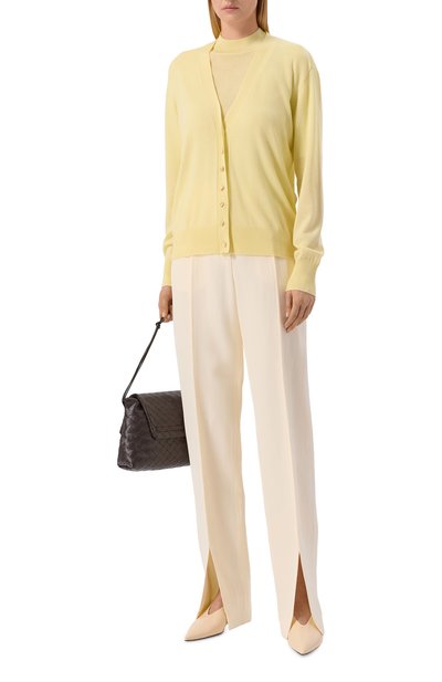 Женский кардиган из кашемира и шерсти JIL SANDER, арт. J01HP0001/J14501