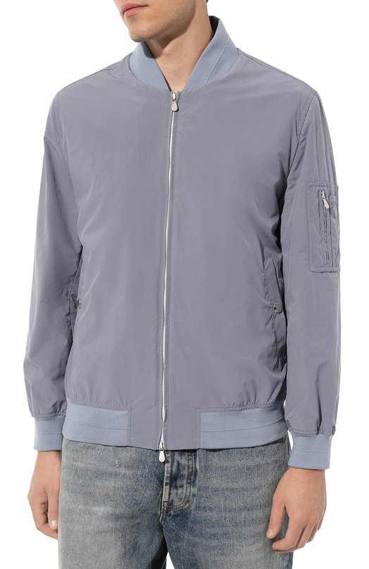Бомбер Brunello Cucinelli MD4796496 Голубой  MD4796496 Фото 3