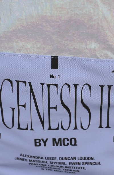 Джоггеры MCQ серебряного цвета по цене 43250 руб., арт. 623266/RPF18, фото 5 Джоггеры MCQ, арт. 623266/RPF18, фото 5