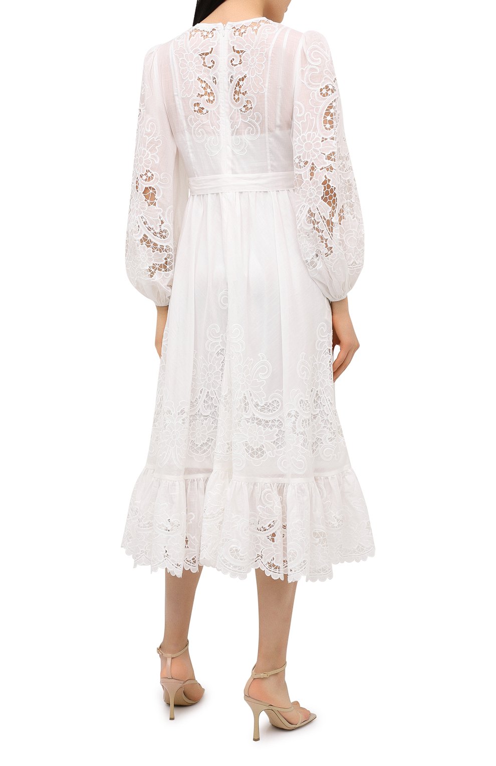 Хлопковое платье ZIMMERMANN, арт. 9879DLLU, фото 4