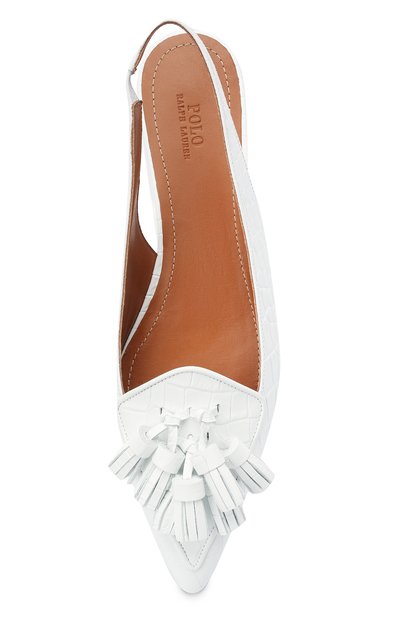 Кожаные балетки POLO RALPH LAUREN, арт. 818827106, фото 5