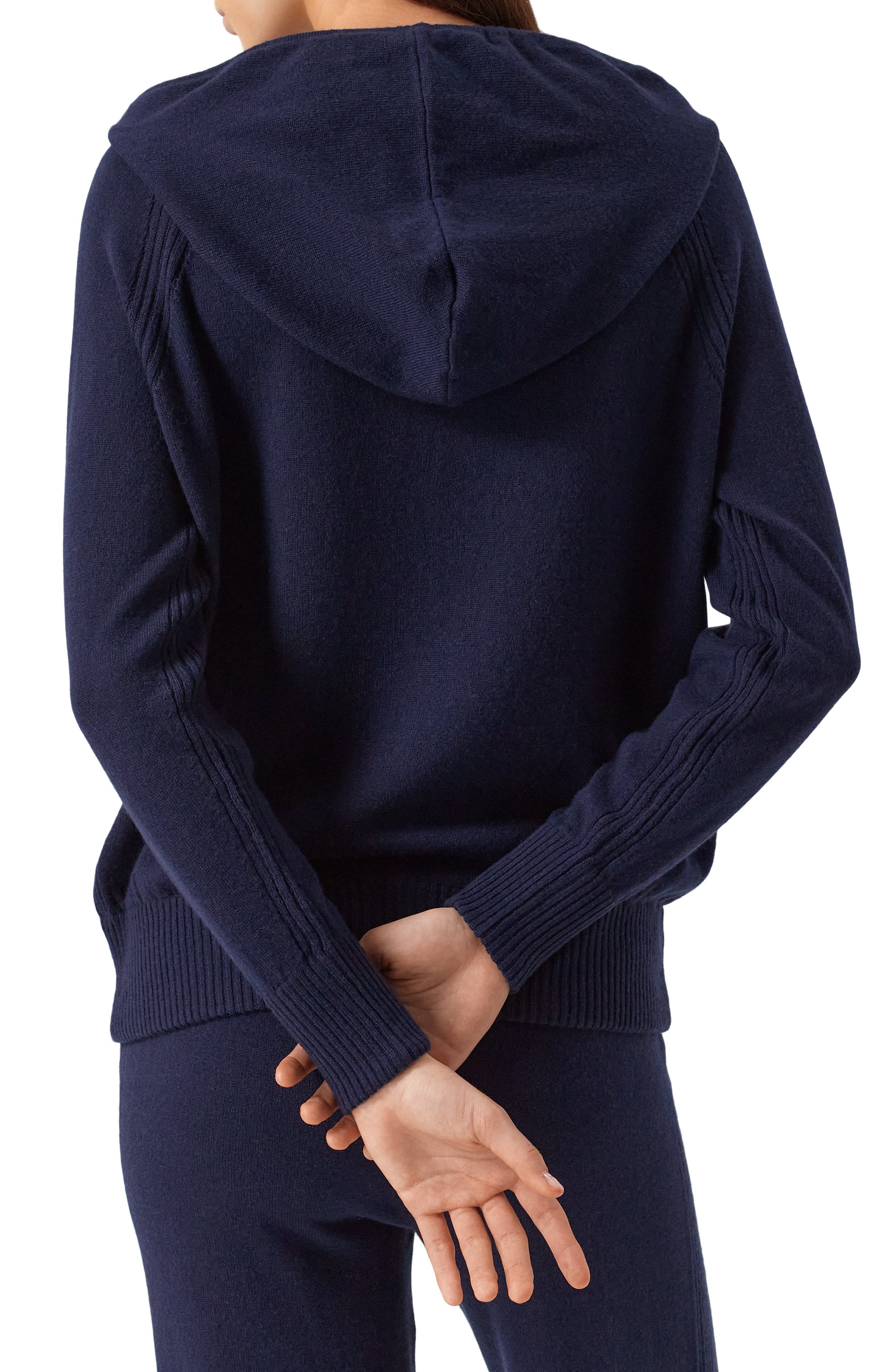 Кардиган из кашемира и шелка MVST темно-синего цвета по цене 197000 руб., арт. WF60-1044MU, фото 4 Кардиган из кашемира и шелка MVST, арт. WF60-1044MU, фото 4