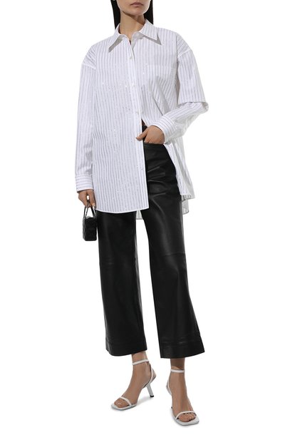 Хлопковая рубашка ALEXANDER WANG, арт. 1WC2211421, фото 2